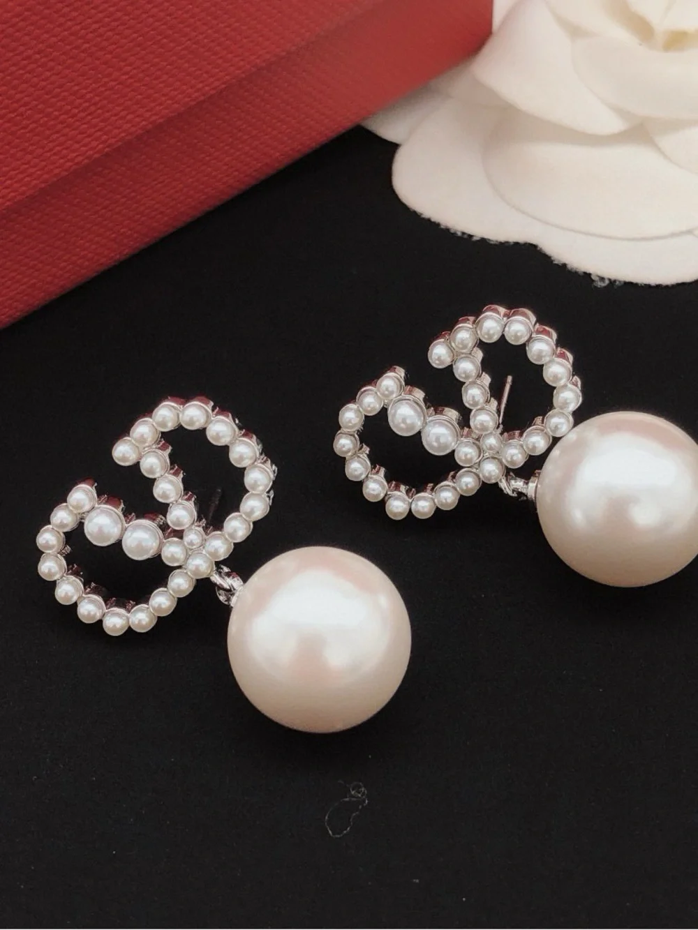 Valentino earrings crystal